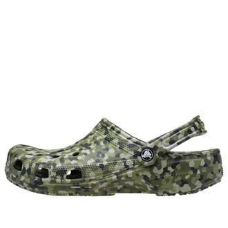 Crocs Classic Confetti Clog Army Green Multi 212462-3TC