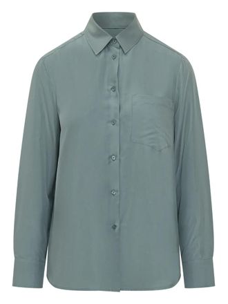 Max Mara Camicia con bottoni - Verde