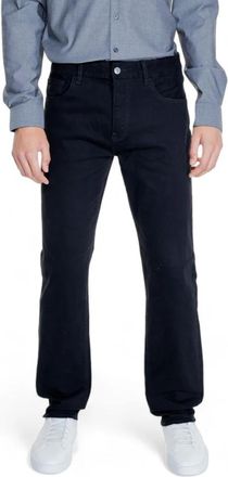 A|X Armani Exchange Straight Jeans, male, Black, Size: W30 Black Zip/Button Fastening Mens Trousers