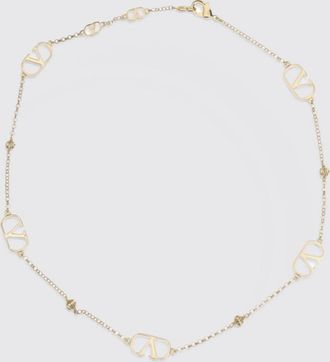 Valentino Garavani Collana girocollo VLogo Signature in ottone finitura oro