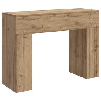 vidaXL Mesa De Centro Roble Artesanal 102 X 35 X 75 Cm Vidaxl