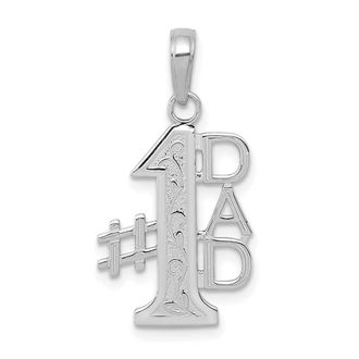 Diamond2Deal 14k Gold 1 DAD Charm Pendant
