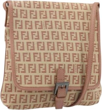 Fendi Pre-owned Cross Body Bags, female, Pink, Size: ONE SIZE Pre-owned Vintage Shoulder Bag