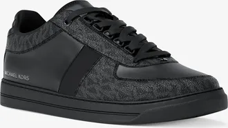 Michael Kors Brady Signature Logo and Leather Sneaker