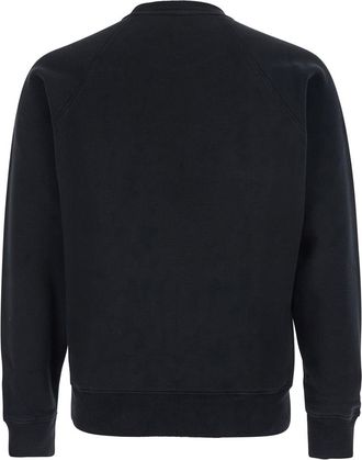 Tom Ford Mens Crewneck Sweatshirt Black Cotton Sweatshirts Sweater