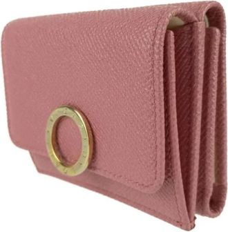 Bulgari Pre-owned Wallets, female, Pink, Size: ONE SIZE Pre-owned Vintage Wallet