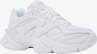 New Balance Unisex Sneakers 9060 Low-Top White Polyester Trainers