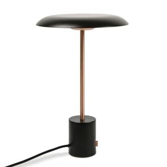 Faro Barcelona L&aacute;mpara de mesa led de metal con regulador de intensidad 40cm