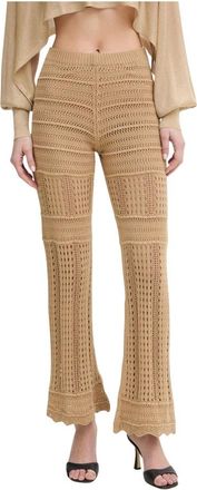 Twinset Donna, Pantaloni, Beige, XS, new