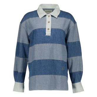 Closed Closed, Polo Shirts, female, Blue, Size: S Rugby Shirt Polos