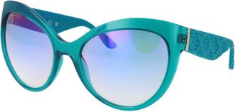Guess Turquoise RVS Zonnebril