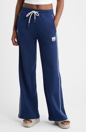 Rip Curl Surf Spliced Flare Leg Sweatpants in Dark Navy at Nordstrom, Size Xx-Small
