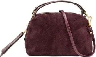 Gianni Chiarini Alifa Bag - Dames - Handtassen - Paars - ONE Size - Su&egrave;de - Tassen