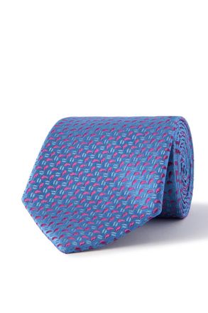 Charvet 8.5cm Embroidered Silk-Twill Tie