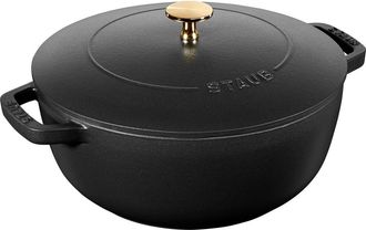 Staub 5-Quart Enameled Cast Iron Cocotte in Matte Black at Nordstrom