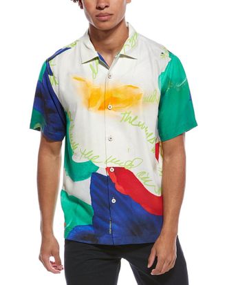Tommy Bahama Penney Blooms Silk Camp Shirt