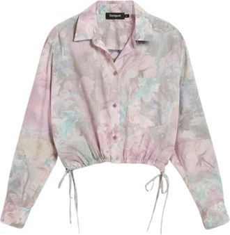 Desigual Cam Flowers Lacroix - Dames - Overhemden - Veelkleurig - M - Overhemden