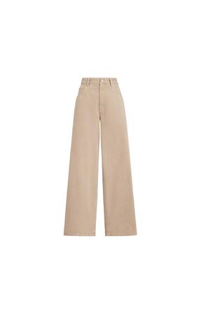 Brunello Cucinelli Relaxed trousers in Beige at Nordstrom, Size 34 It