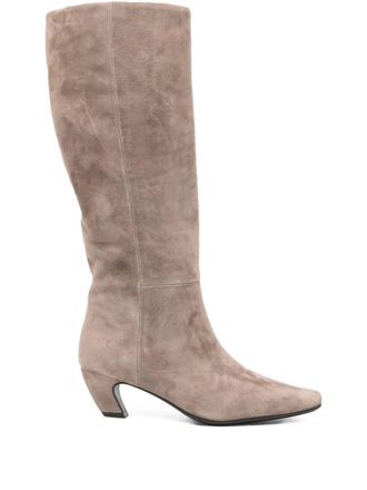Marc Ellis 55mm pointed boots - Grey