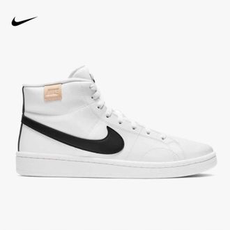 Nike Mens Court Royale 2 Mid Trainers Sneakers In White/ Onyx
