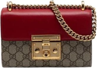 Gucci Pre-owned Crossbody Bag - Dames - Vintage Schoudertas - Veelkleurig - ONE Size - Leer - Vintage