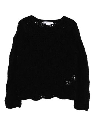Comme Des Garçons Gebreide top - Zwart