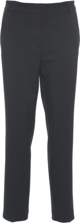 Gender Tailored Black Wool Trousers With Minimalist Design