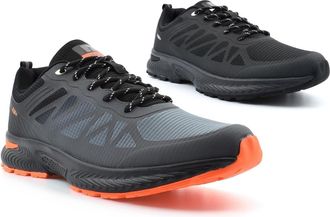 Generic Mens Memory Foam Trainers Size 15 Trainers Size 16 Mens Shoes Extra Large Shoes Metro Trainer Extra Large Trainer Sizes 13/14/15/16 Black/Grey 13 UK