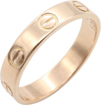 Cartier Gold Pink Gold (18K) Band Ring (Pre-Owned)