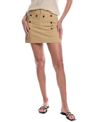 A.L.C. Elli Linen-Blend Mini Skirt
