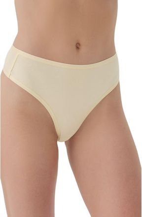 Pact Organic Cotton Everyday High Rise Thong 6-Pack in Tourist at Nordstrom, Size 3X-Large