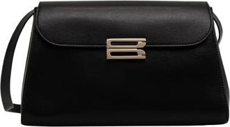 Victoria Beckham Dorian Crossbody Tas - Dames - Tassen - Zwart - Maat: ONE Size Leer