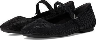 Vionic Alameda Womens Shoes Black Snake Suede : 9.5 W