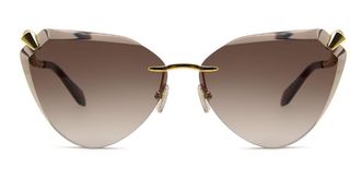Bulgari BV40024U 32F Womens Sunglasses Gold Size 65