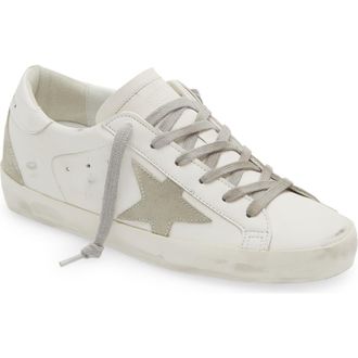 Golden Goose Super-Star Bio Based Sneaker in White/ice at Nordstrom, Size 36