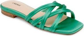 L'agence Abelle Slide Sandal in Amazon Green at Nordstrom Rack, Size 9.5