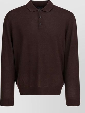 Vince merino wool polo jumper