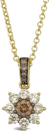 Le Vian Chocolate And Honey 14K 0.88 Ct. Tw. Diamond Drop Pendant