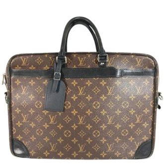 Louis Vuitton Pre-owned Porte Documents Voyage GM Briefcase - Heren - Vintage Handtas - Bruin - ONE Size - Vintage