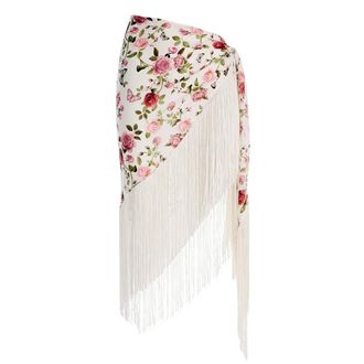 Alice & Olivia Mesha Shawl - female - Alice + Olivia - Scarves - White - ONE SIZE - Accessories