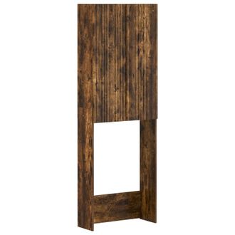 vidaXL Mobile Bagno Arnhem Rovere Fumo 66 X 25,5 X 190 Cm Vidaxl