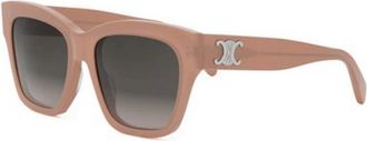 Celine Celine - Authentieke Triomphe Bril - Premium Kwaliteit - Dames - Accessoires - Bruin - Maat: 55 MM