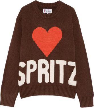 MC2 Saint Barth round-neck sweater - Brown
