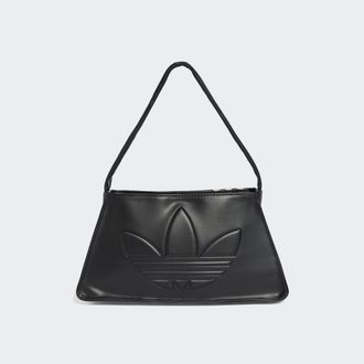 adidas Sporttasche ADIDAS ORIGINALS PU SH BAG, Damen, Gr. B/H/T: 31cm x 9cm x 16cm, schwarz, Polyurethan, Taschen Sporttasche, stylische Schultertasche aus P