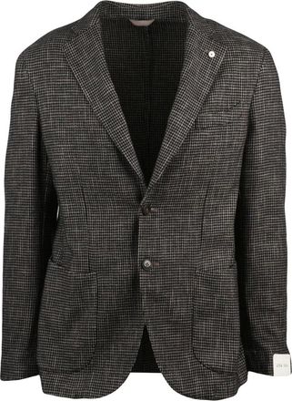 L.B.M. 1911 Hombre, Chaquetas, Negro, Talla: M