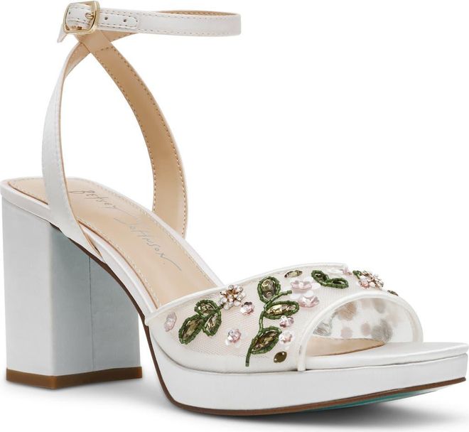 Kirra Ankle Strap Sandal in Ivory at Nordstrom, Size 9.5