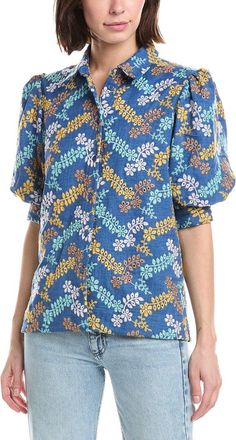 T Tahari Button Down Blouse