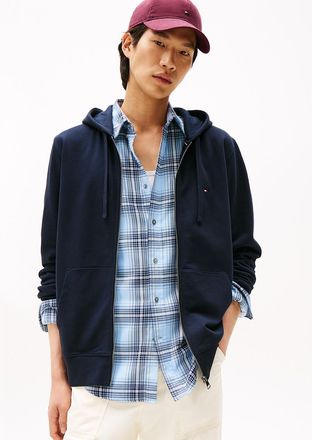 Tommy Hilfiger Mens Classic Zip Hoodie - Navy - XS