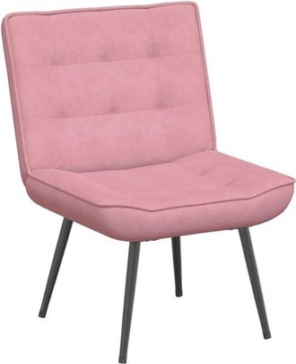 vidaXL Sill&oacute;n De Relax Terciopelo Rosa 64x74x84 Cm Vidaxl