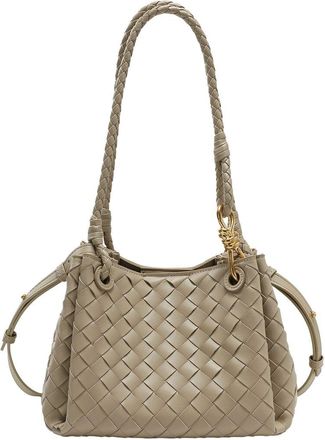 Tiffany & Fred Hand-Woven Leather Shoulder Bag